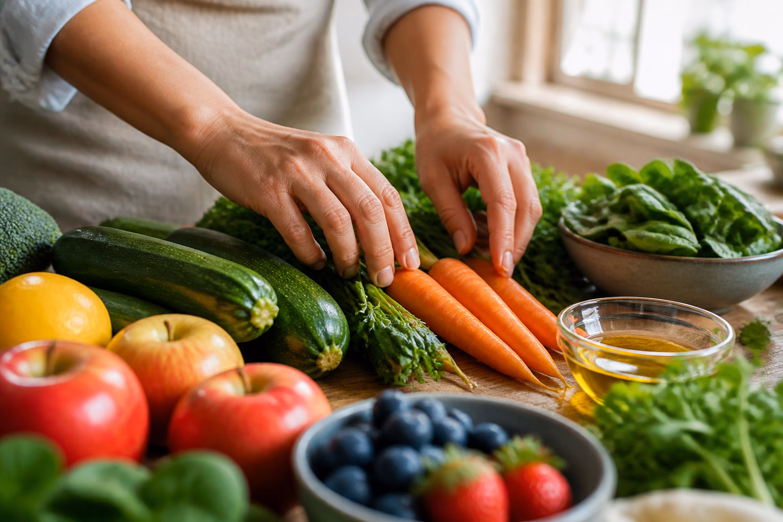 Здорові продукти для дієти при захворюваннях жовчного міхура