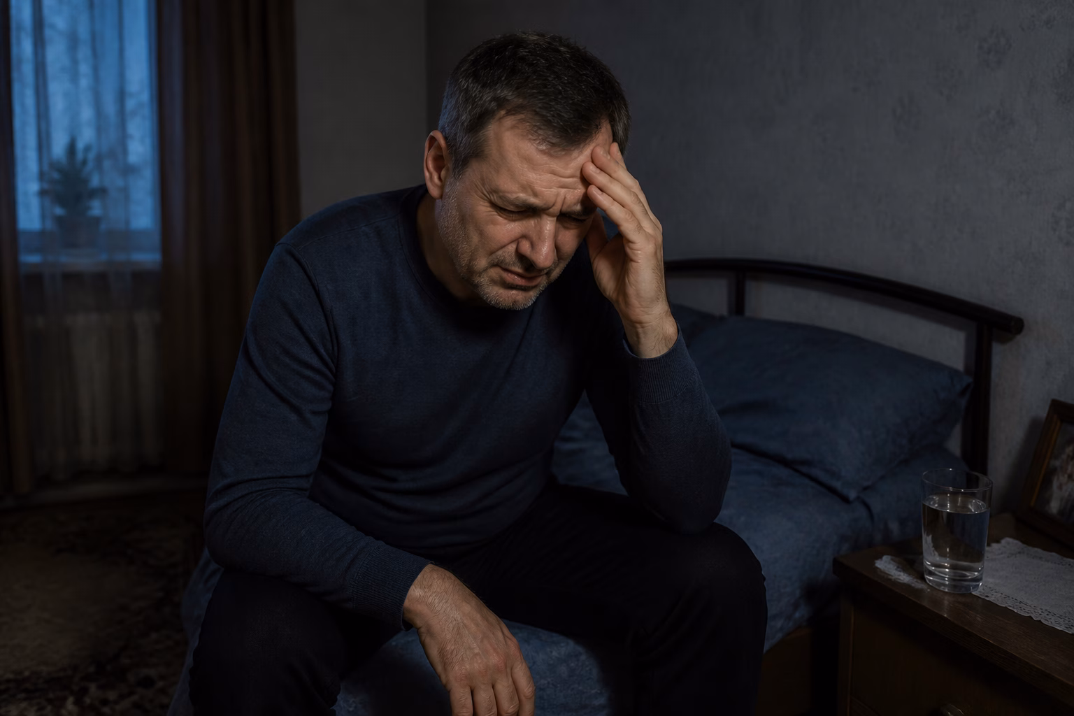 Чоловік із запамороченням та сплутаністю свідомості